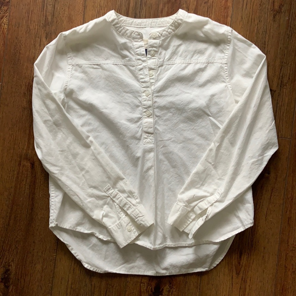Universal Thread white half button up